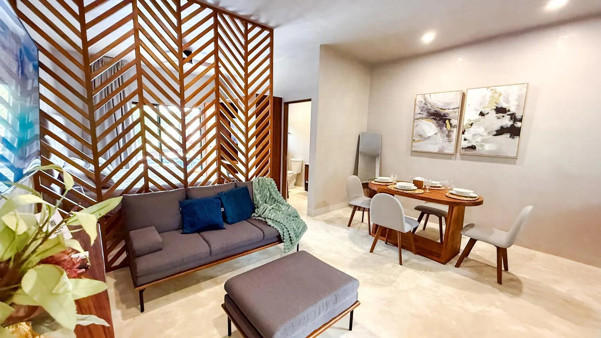 New Swim-Up Apartment King Bed Wifi Тулум 0*,  Мексика